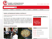 Tablet Screenshot of hgv-sontheim.de